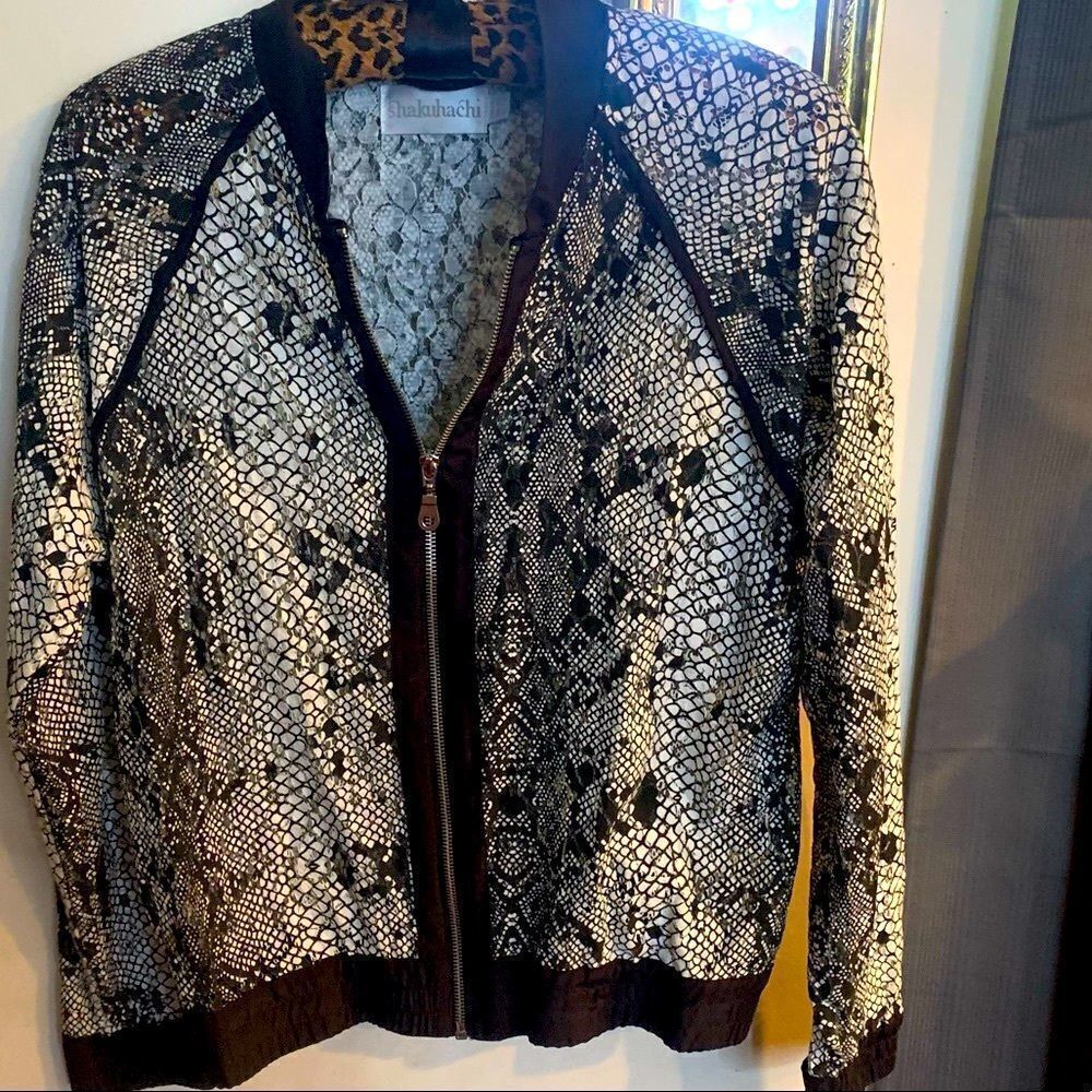 Shakuhachi Serpent Fishnet Jacket